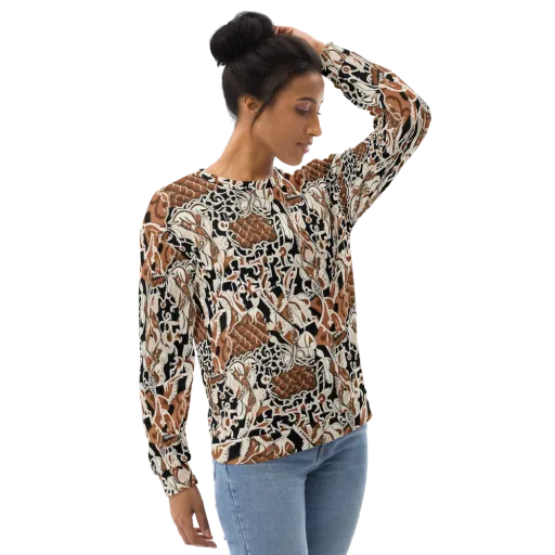 Sepia Baroque on a Sweatshirt