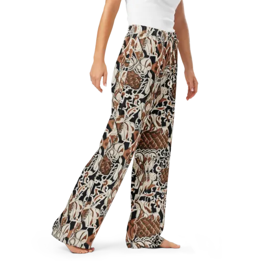 Sepia Baroque on a Women's Pajama Pants