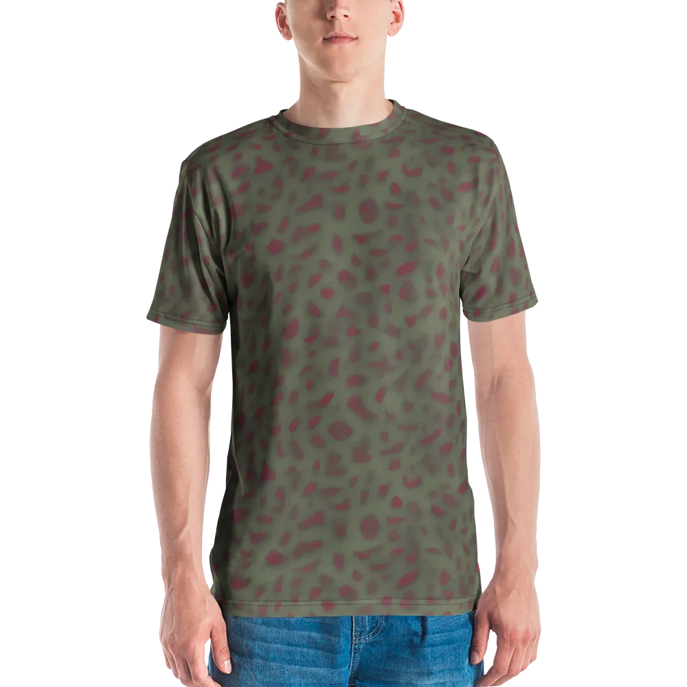 Olive Garnet on Men's Crew Neck T-Shirt — Front