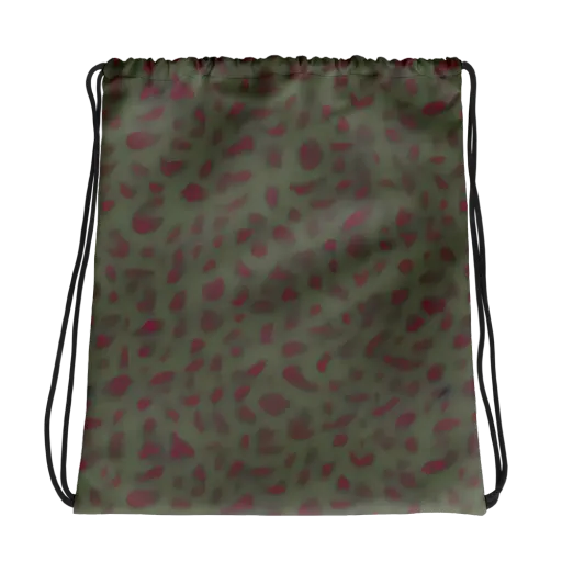 Olive Garnet on a Drawstring Bag