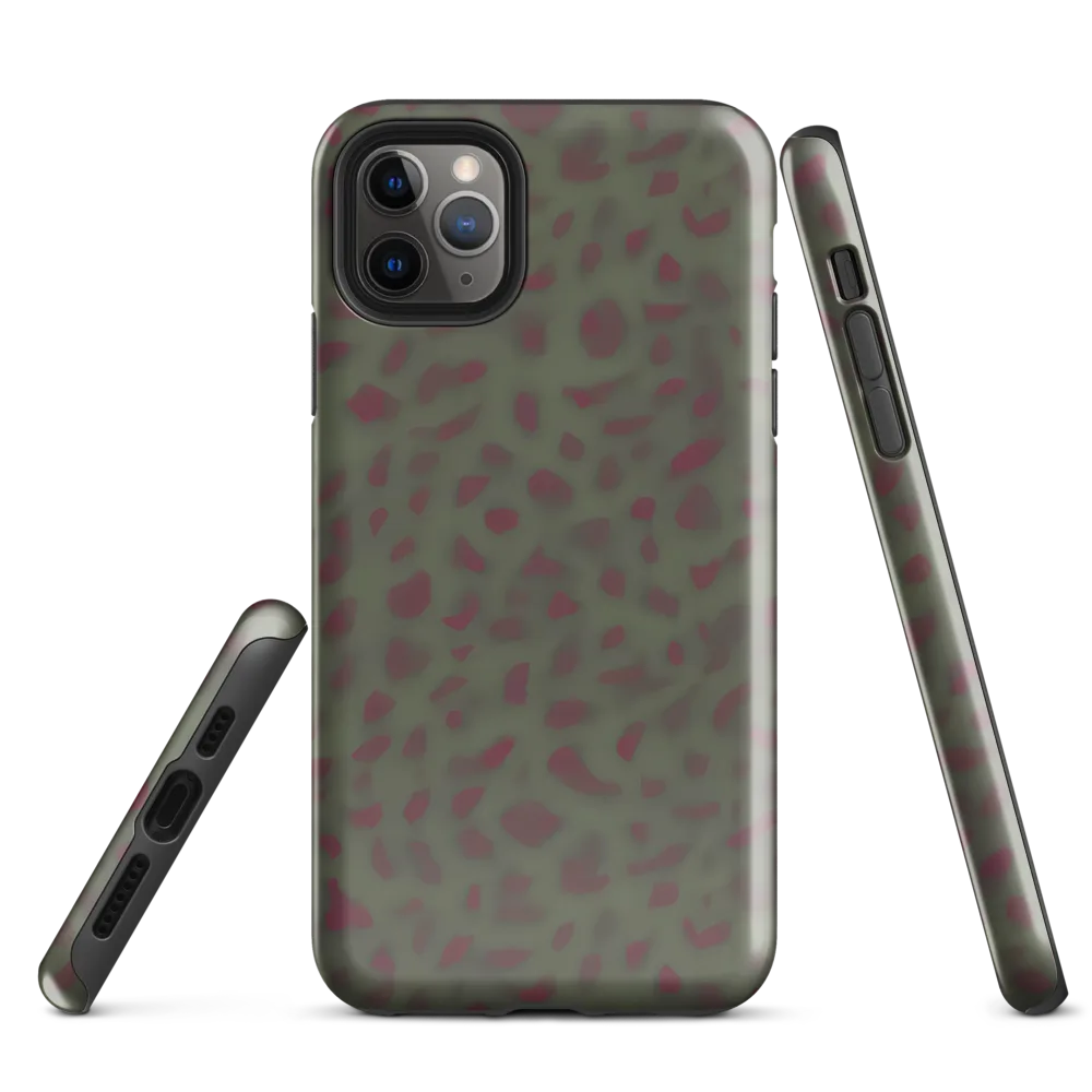 Olive Garnet on Tough Case for iPhone® — Front
