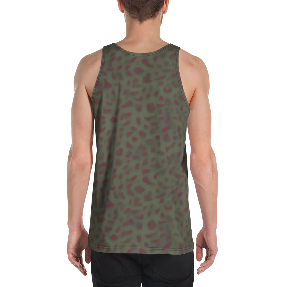 Olive Garnet on Men's Tank Top — Back