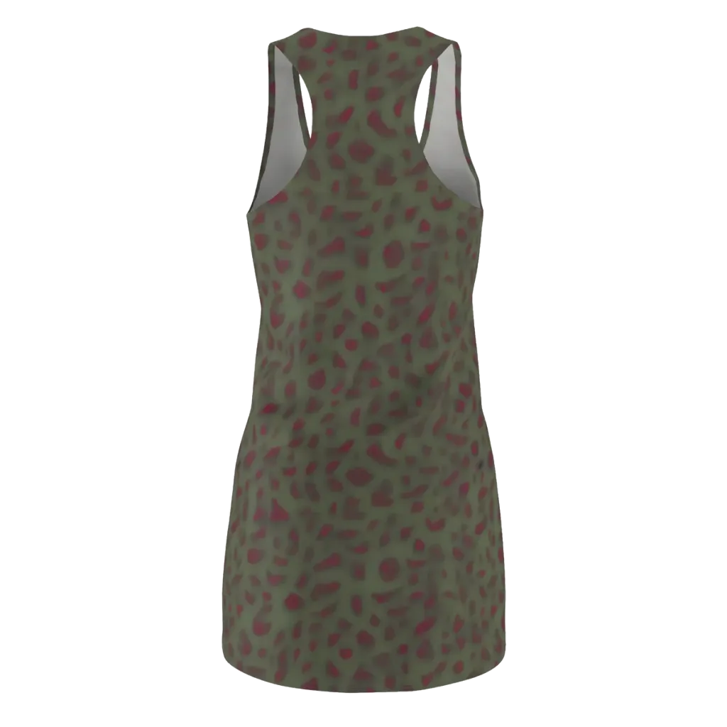 Olive Garnet on Racerback Dress — Back