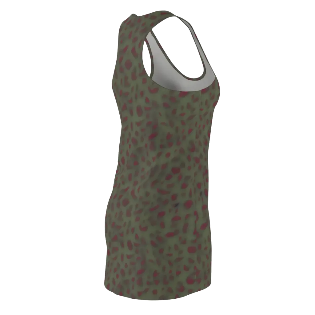 Olive Garnet on Racerback Dress — Back Side