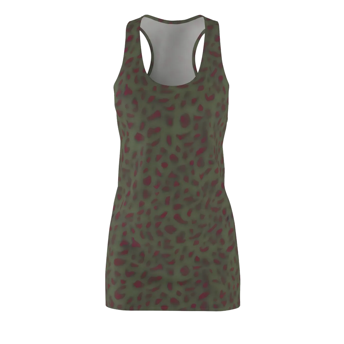 Olive Garnet on Racerback Dress — Front