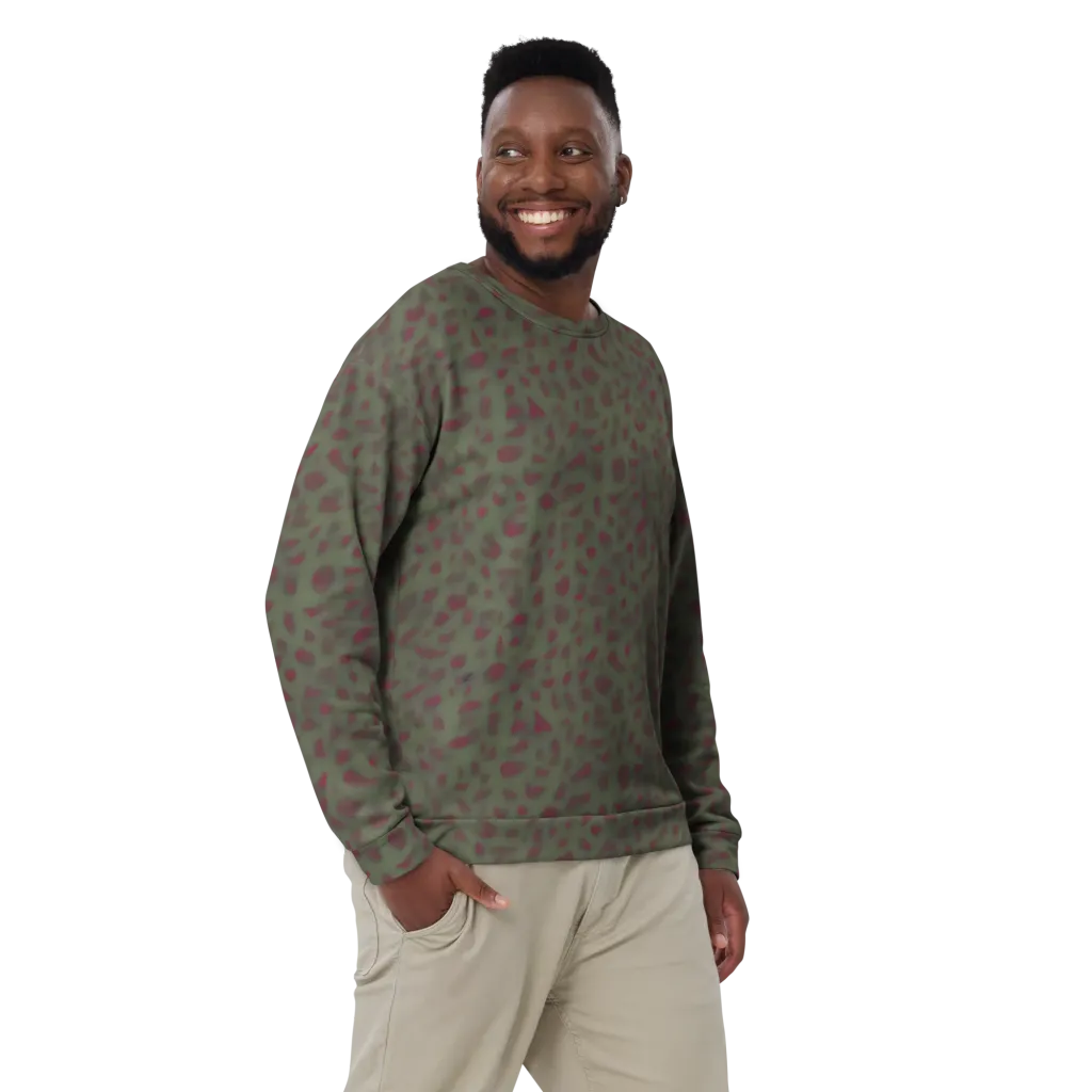 Olive Garnet on Sweatshirt — Front