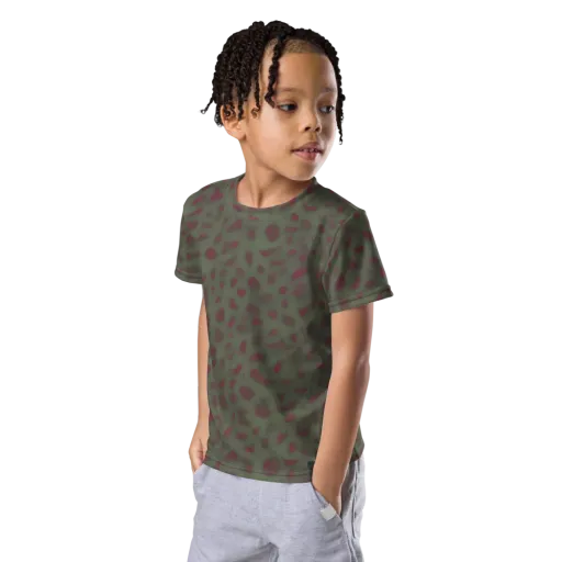 Olive Garnet on a Kids Crew Neck T-Shirt