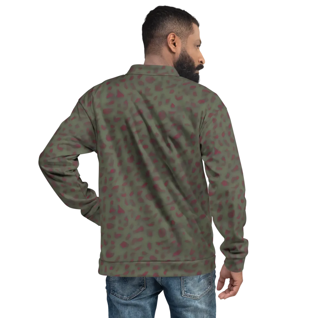 Olive Garnet on Bomber Jacket — Back