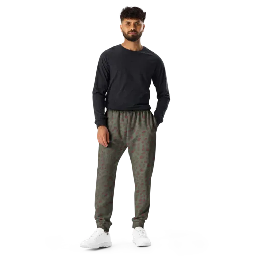 Olive Garnet on a Men's Joggers