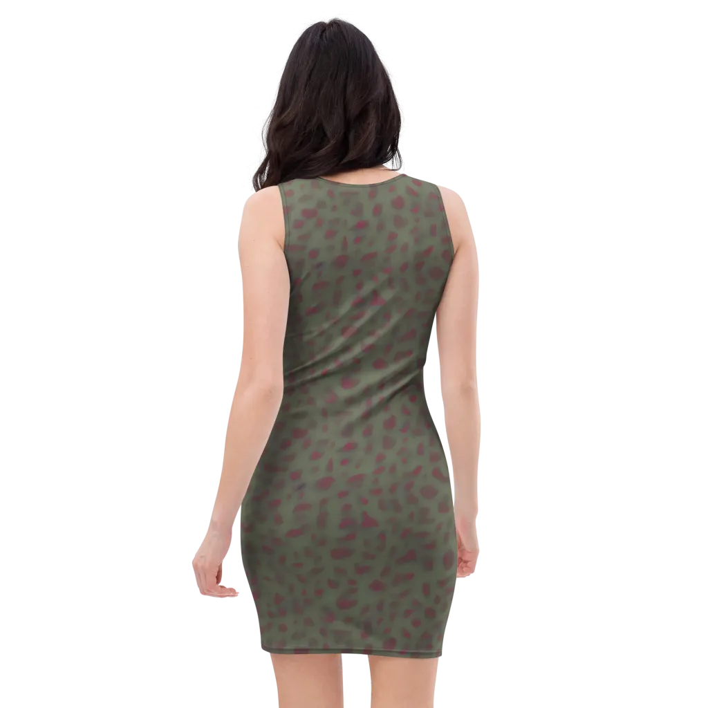 Olive Garnet on Bodycon Dress — Back