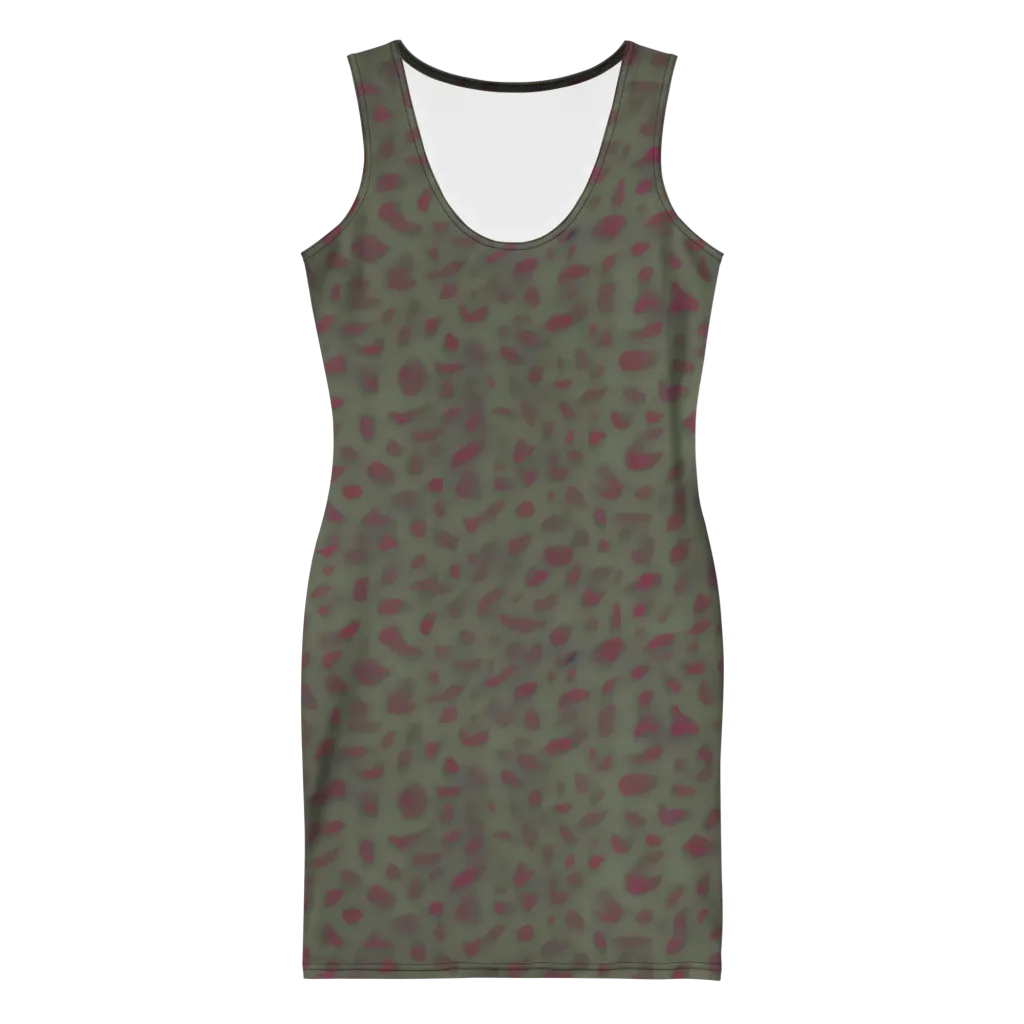 Olive Garnet on Bodycon Dress — Front