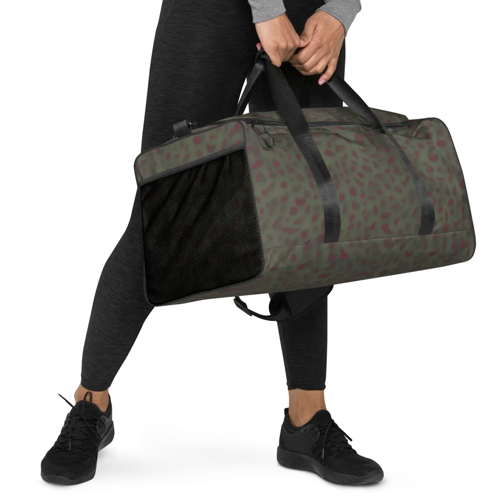 Olive Garnet on Duffle Bag — Right Front