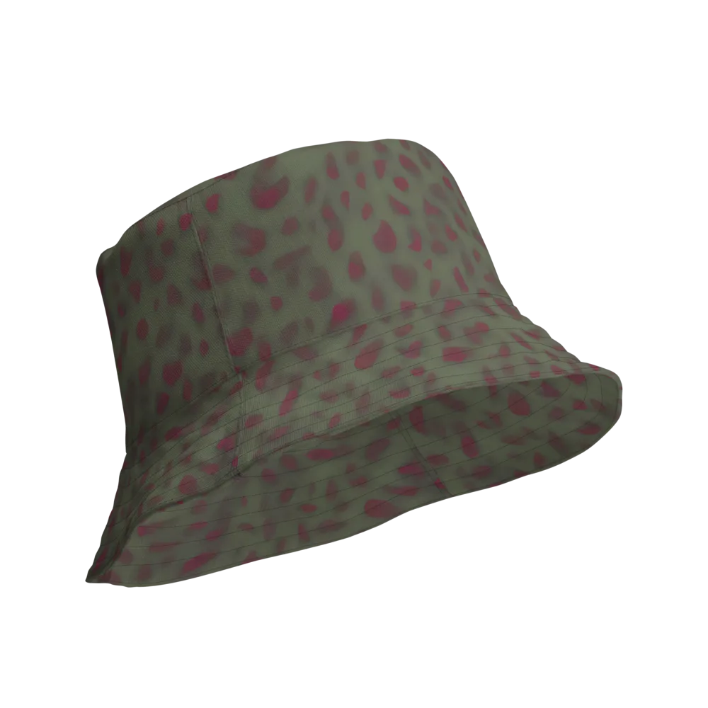Olive Garnet on Reversible Bucket Hat — Product details Outside