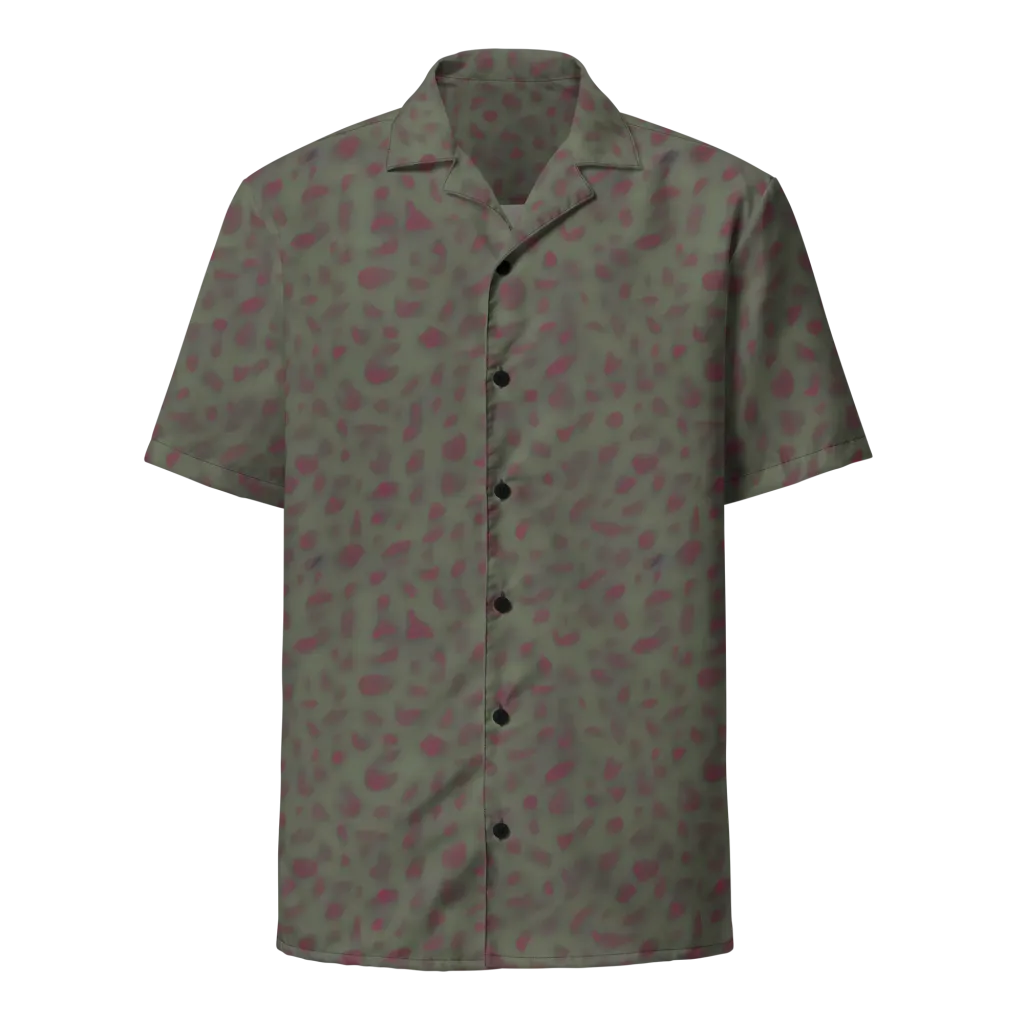 Olive Garnet on Button Shirt — Front