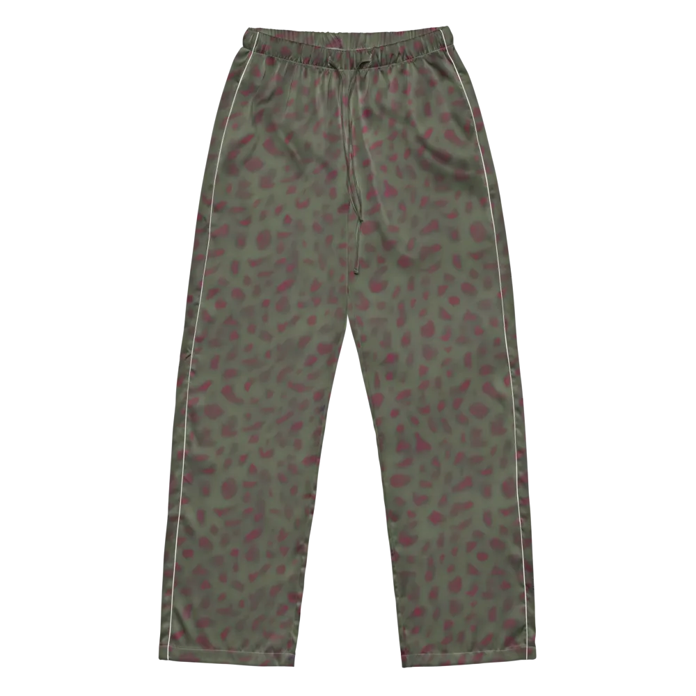 Olive Garnet on Women's Pajama Pants — Front