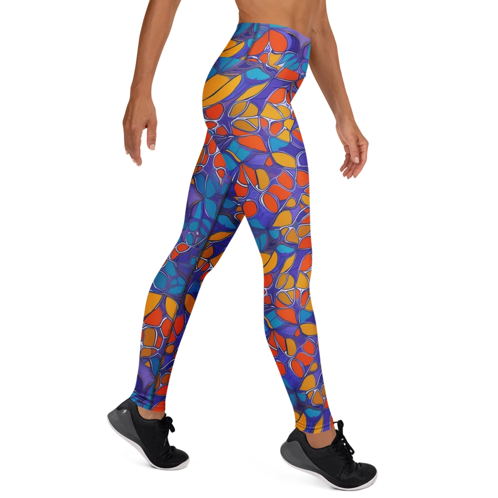 Neon Membrane on Yoga Leggings — Right