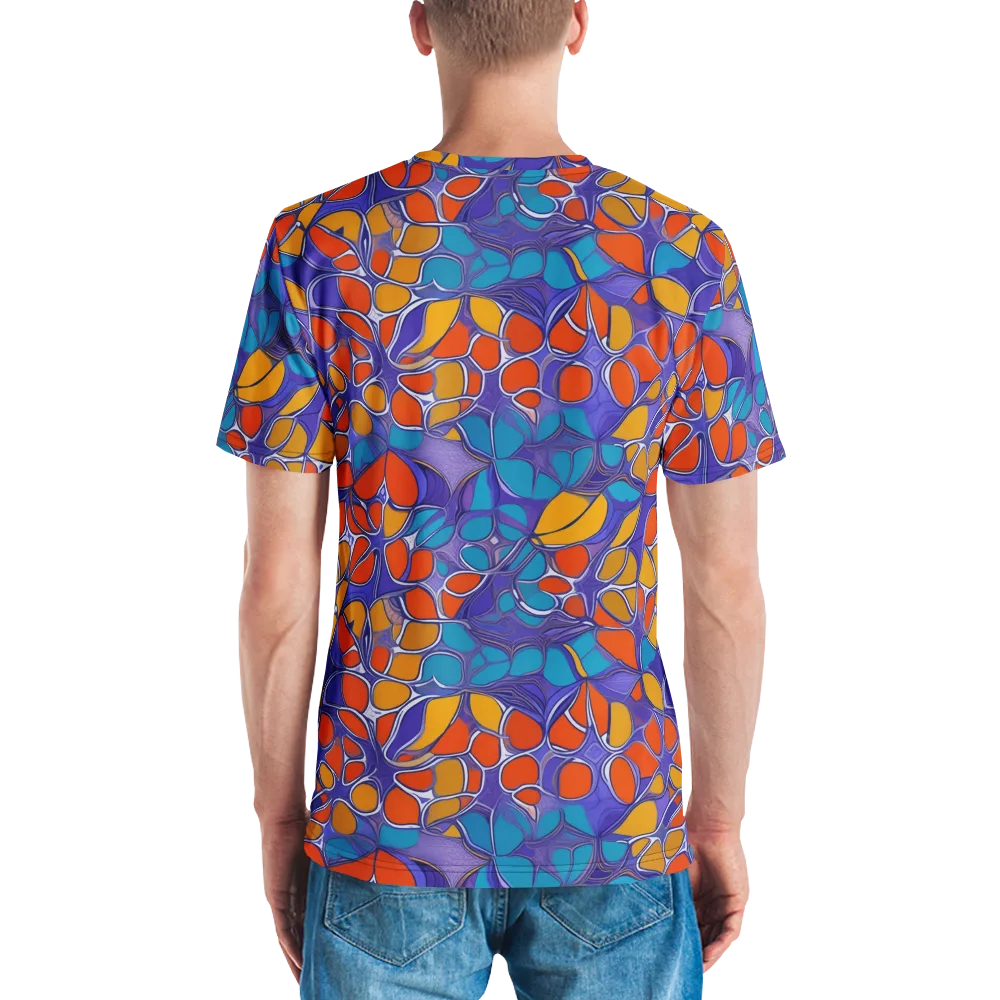 Neon Membrane on Men's Crew Neck T-Shirt — Back