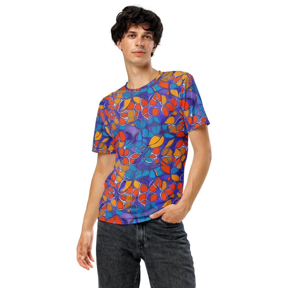 Neon Membrane on Men's Crew Neck T-Shirt — Front