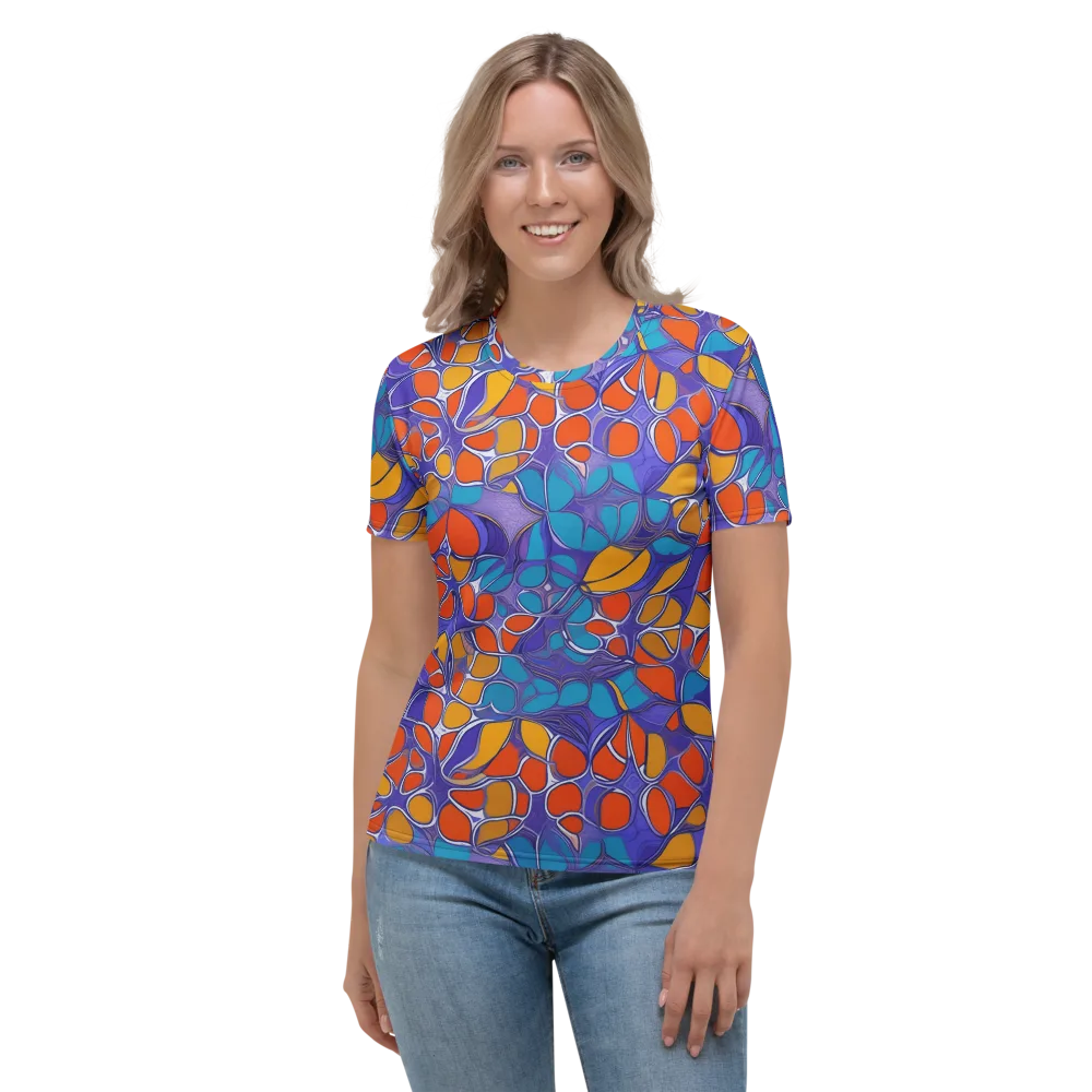 Neon Membrane on Women's Crew Neck T-Shirt — Front