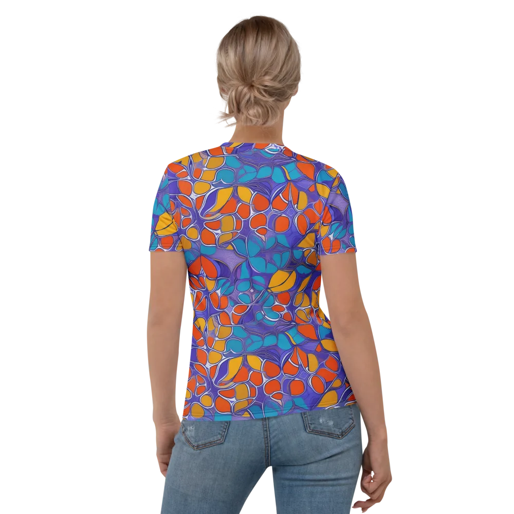 Neon Membrane on Women's Crew Neck T-Shirt — Back