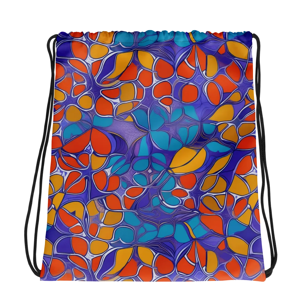 Neon Membrane on Drawstring Bag — Photo