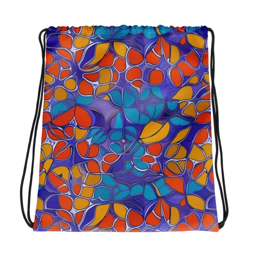 Neon Membrane on a Drawstring Bag