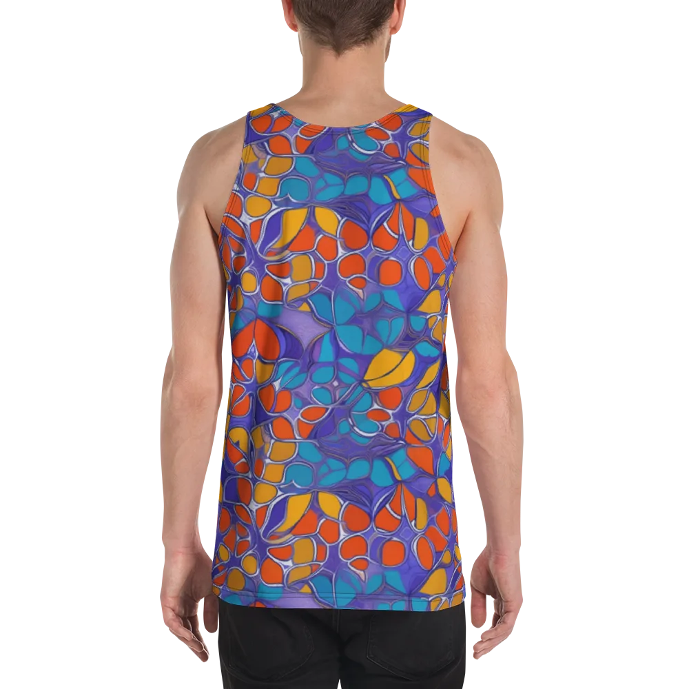 Neon Membrane on Men's Tank Top — Back