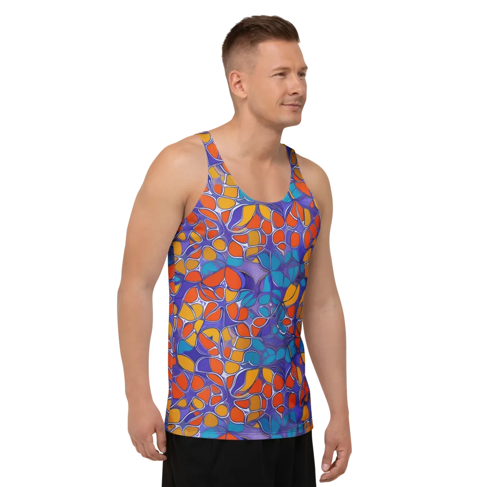 Neon Membrane on Men's Tank Top — Right Front