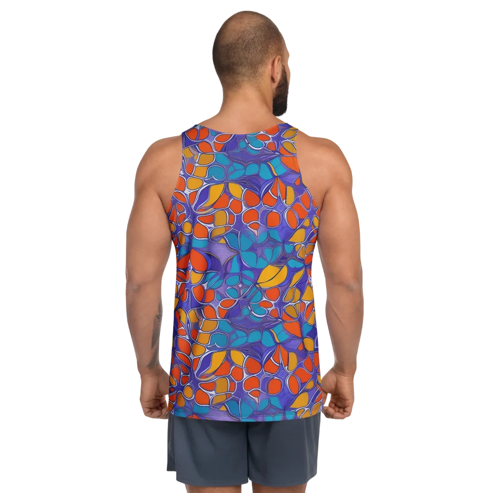 Neon Membrane on Men's Tank Top — Back