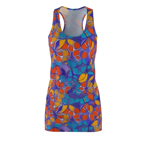 Neon Membrane on a Racerback Dress