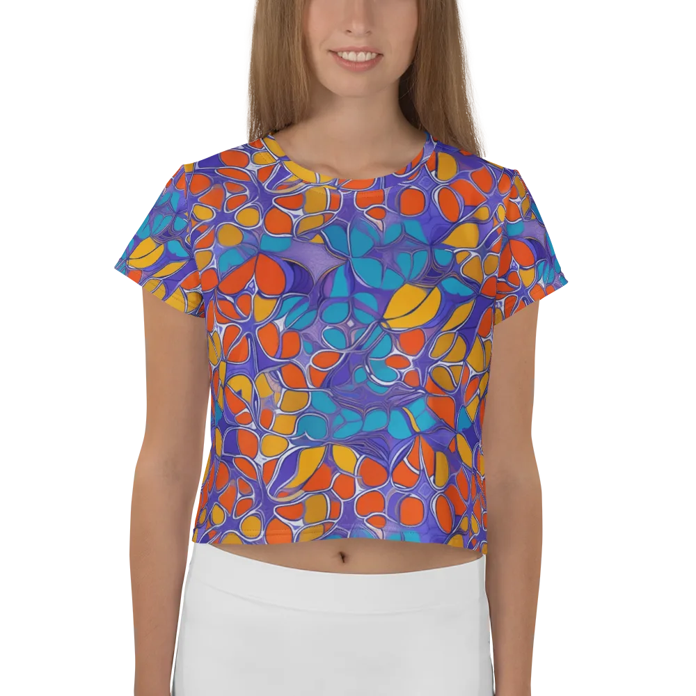 Neon Membrane on Crop Tee — Front