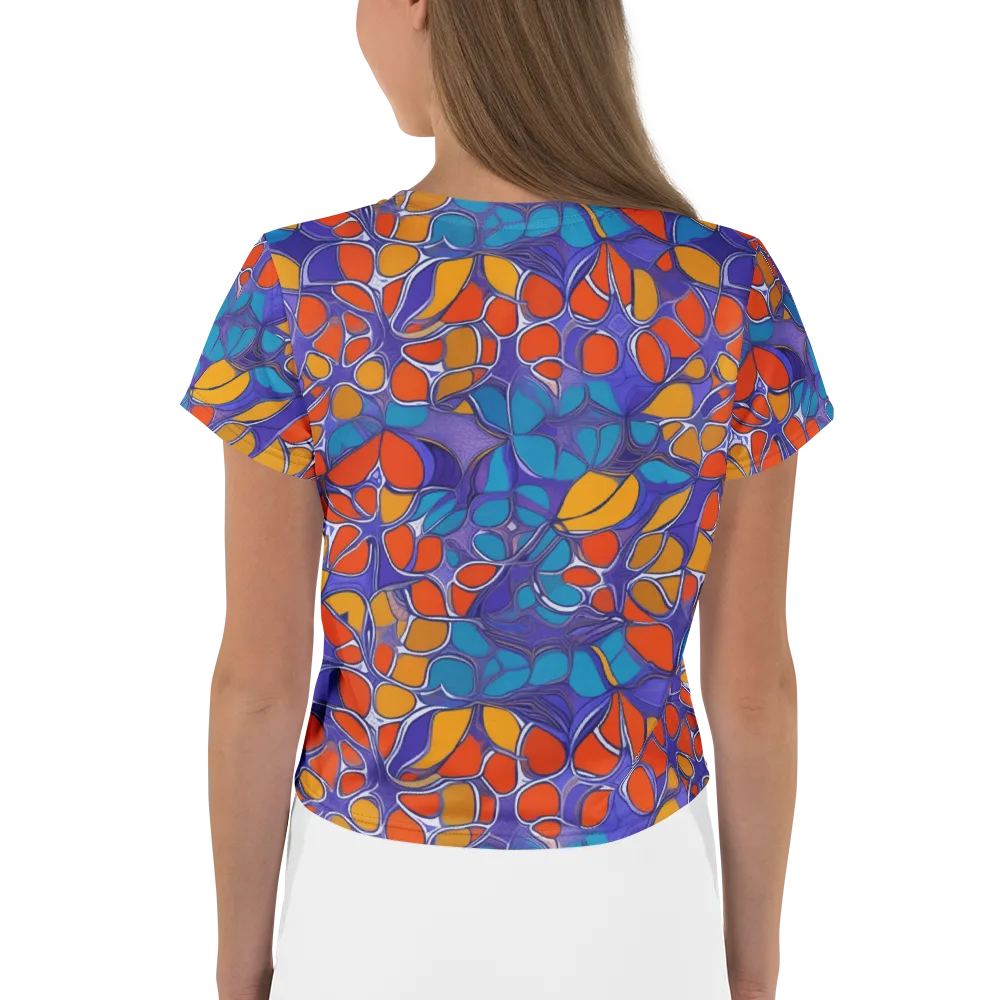 Neon Membrane on Crop Tee — Back