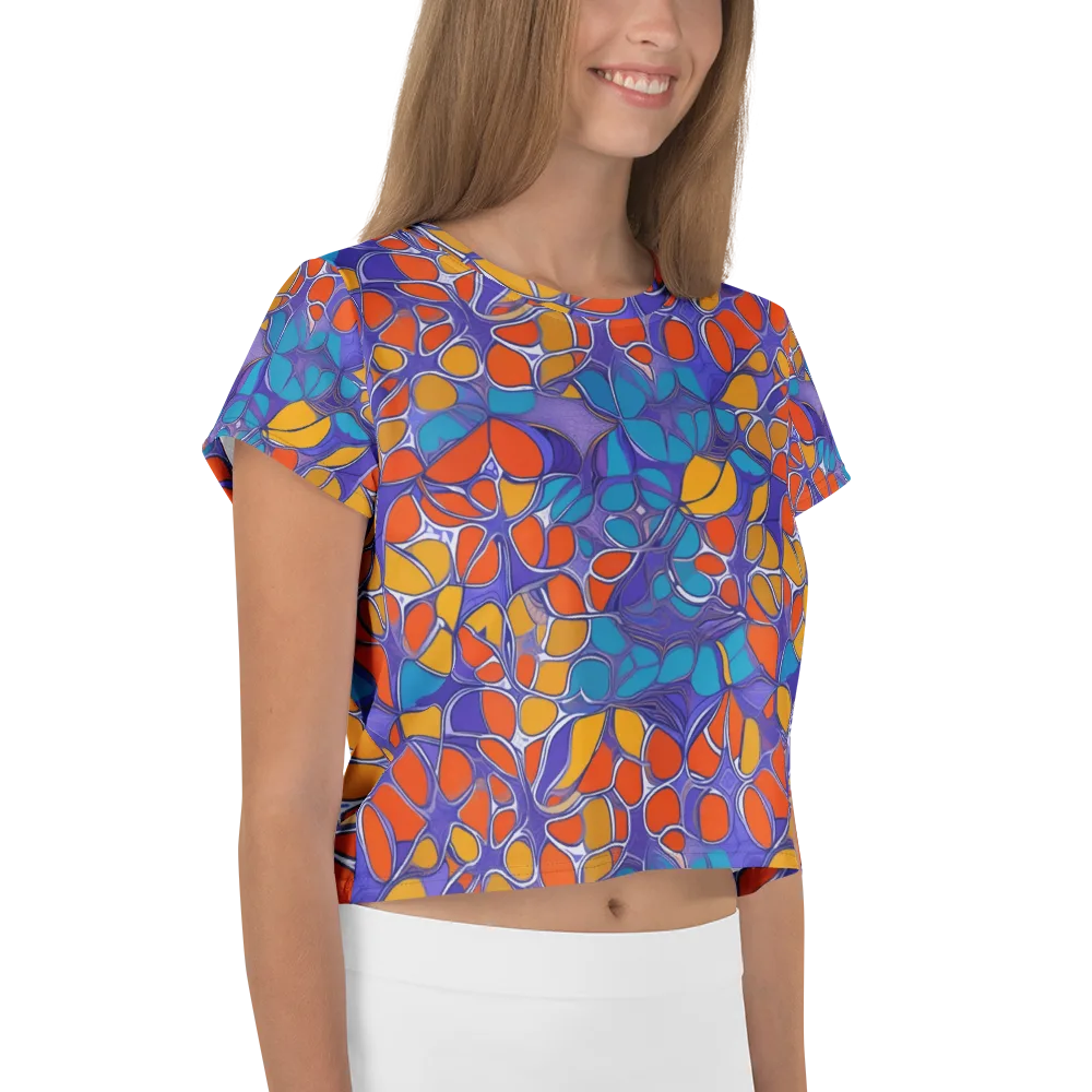 Neon Membrane on Crop Tee — Right