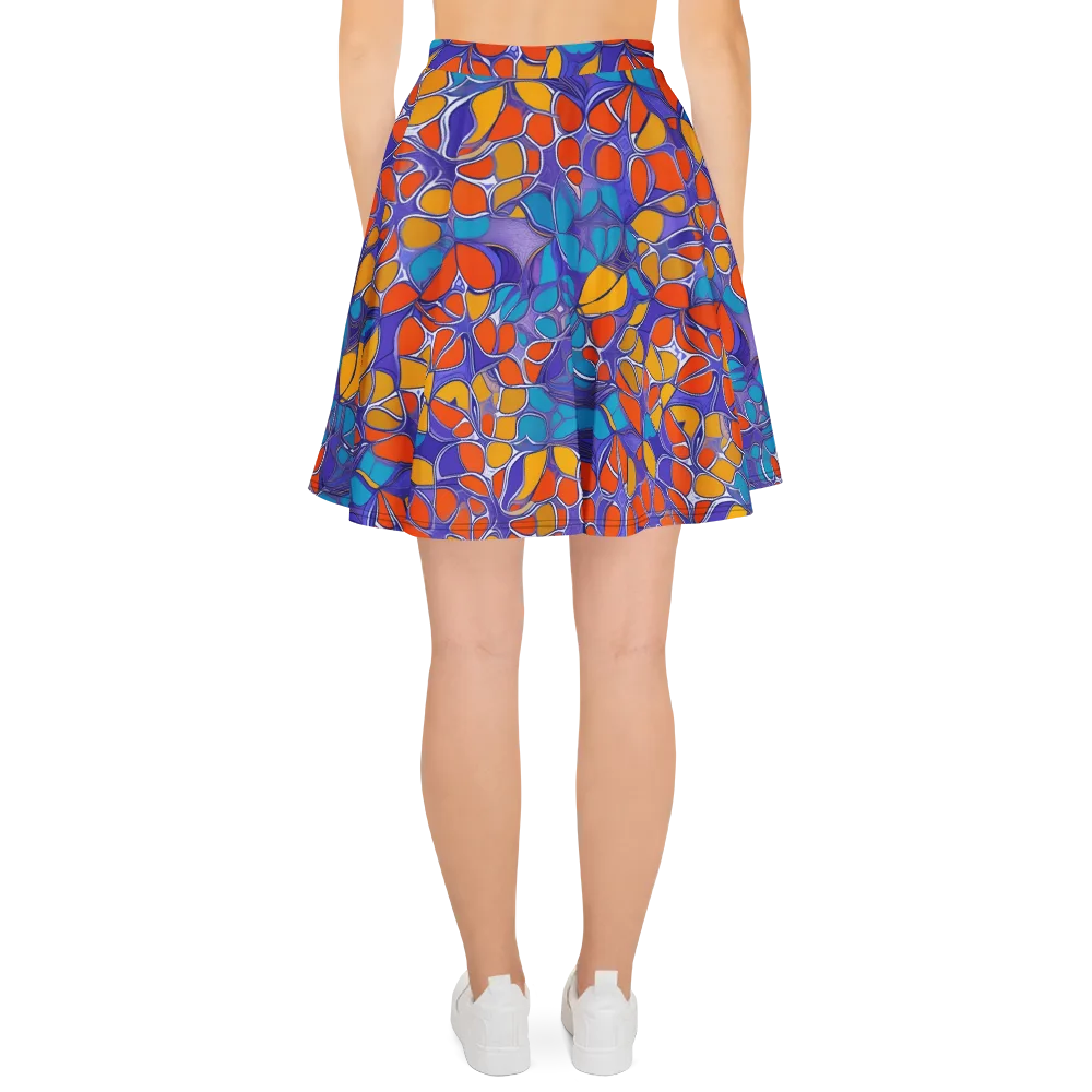 Neon Membrane on Skater Skirt — Back
