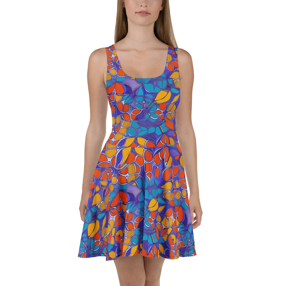 Neon Membrane on Skater Dress — Front