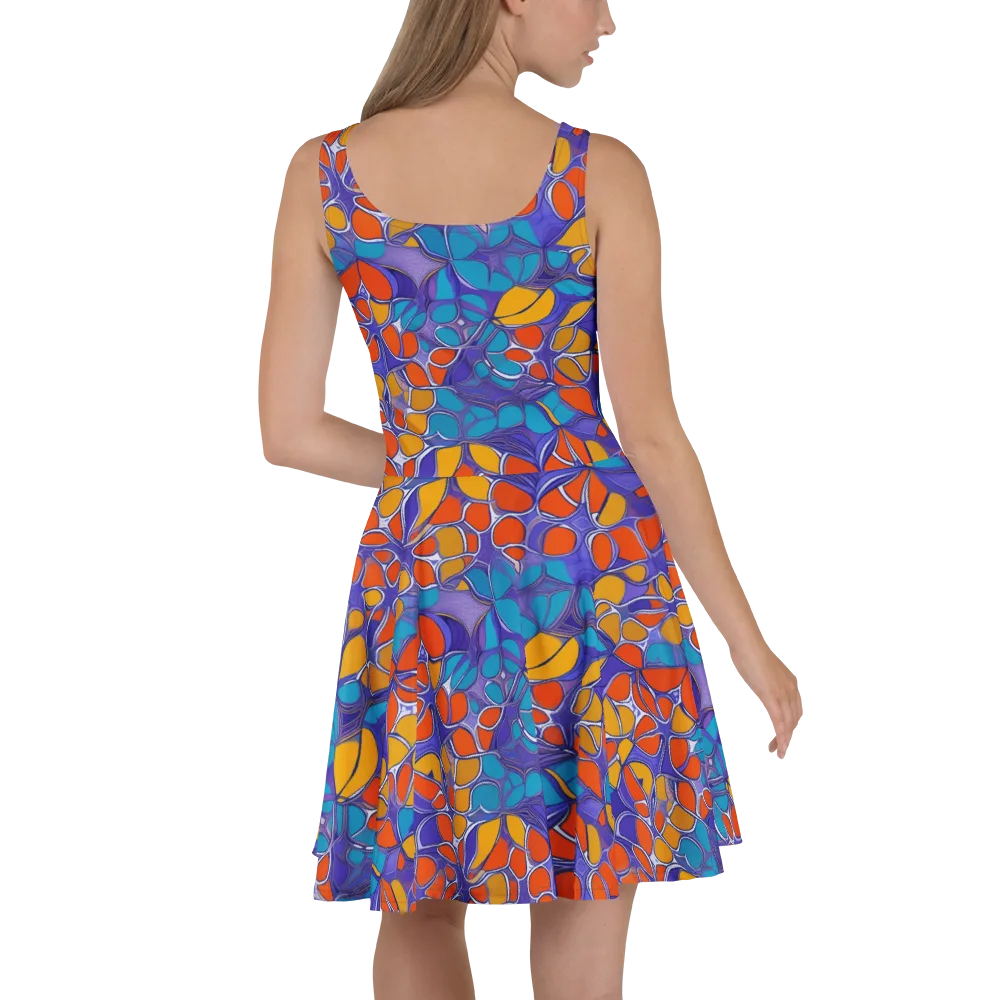 Neon Membrane on Skater Dress — Back