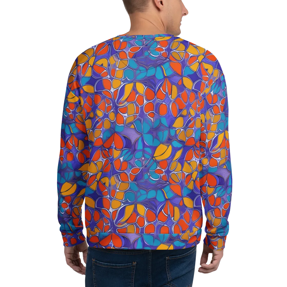 Neon Membrane on Sweatshirt — Back