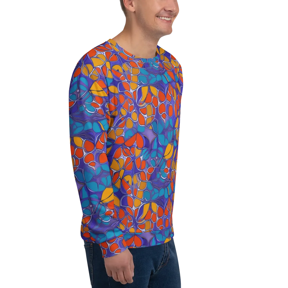 Neon Membrane on Sweatshirt — Right Front