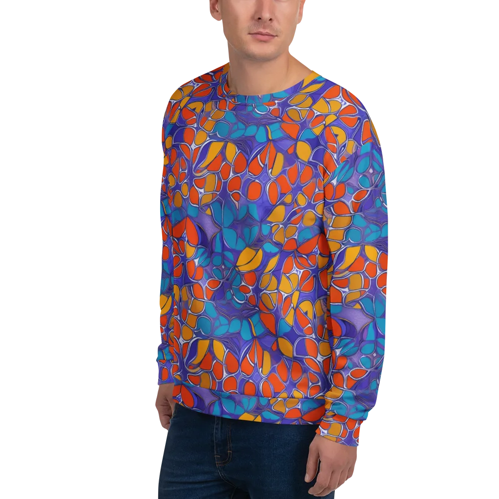 Neon Membrane on Sweatshirt — Left Front