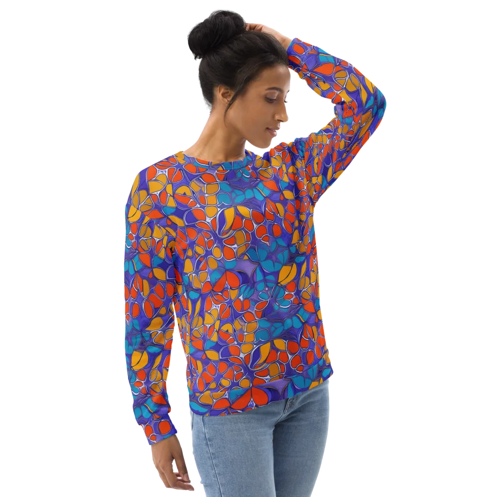 Neon Membrane on Sweatshirt — Right Front