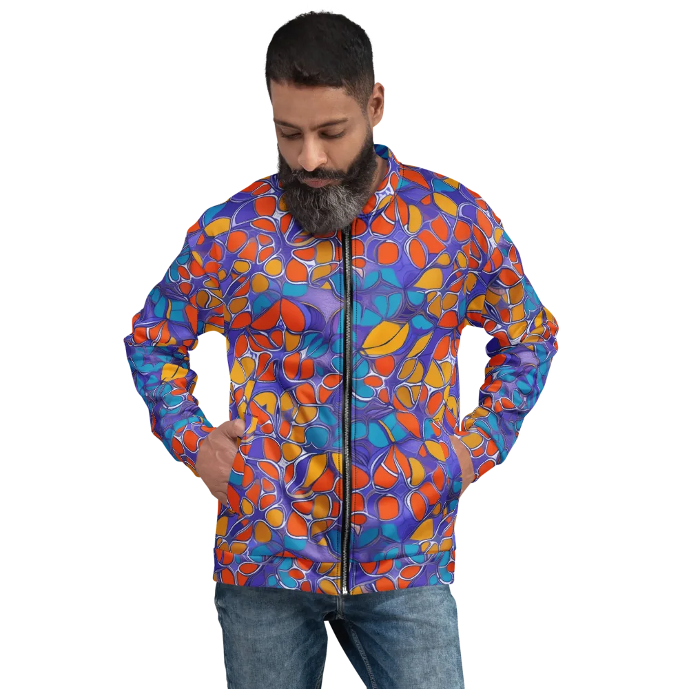Neon Membrane on Bomber Jacket — Front