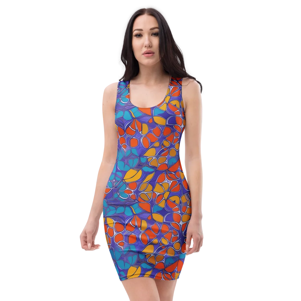 Neon Membrane on Bodycon Dress — Front