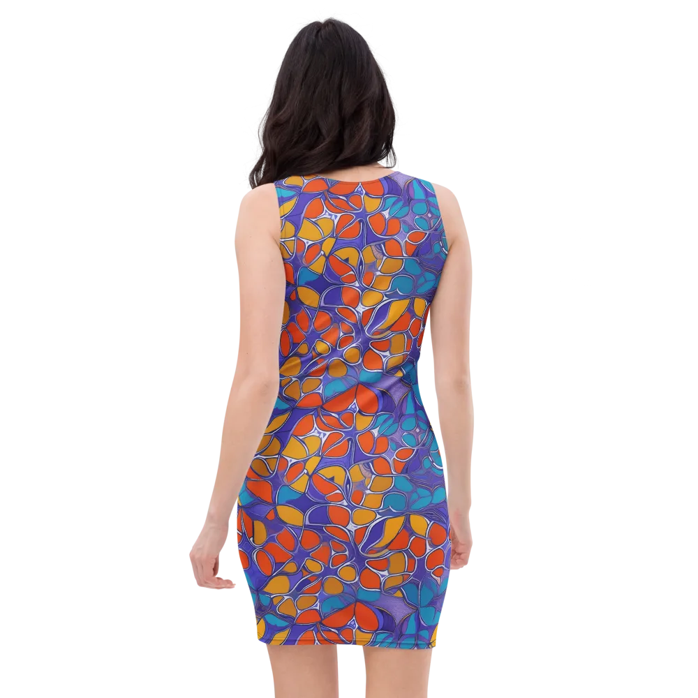 Neon Membrane on Bodycon Dress — Back