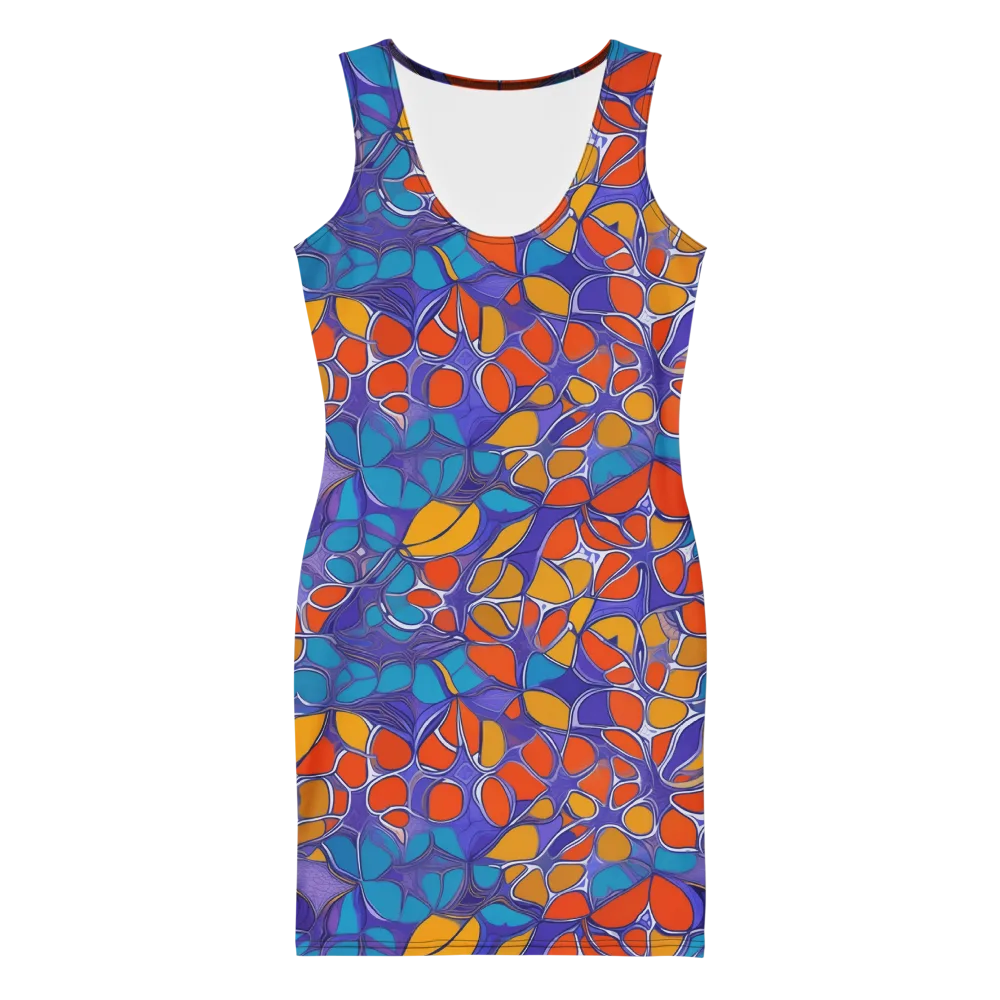 Neon Membrane on Bodycon Dress — Front