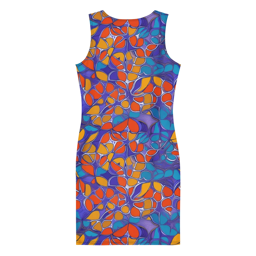 Neon Membrane on Bodycon Dress — Back