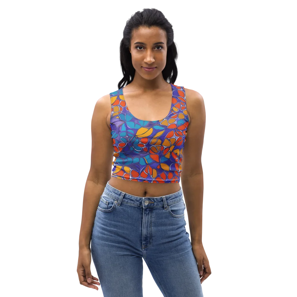 Neon Membrane on Crop Top — Front