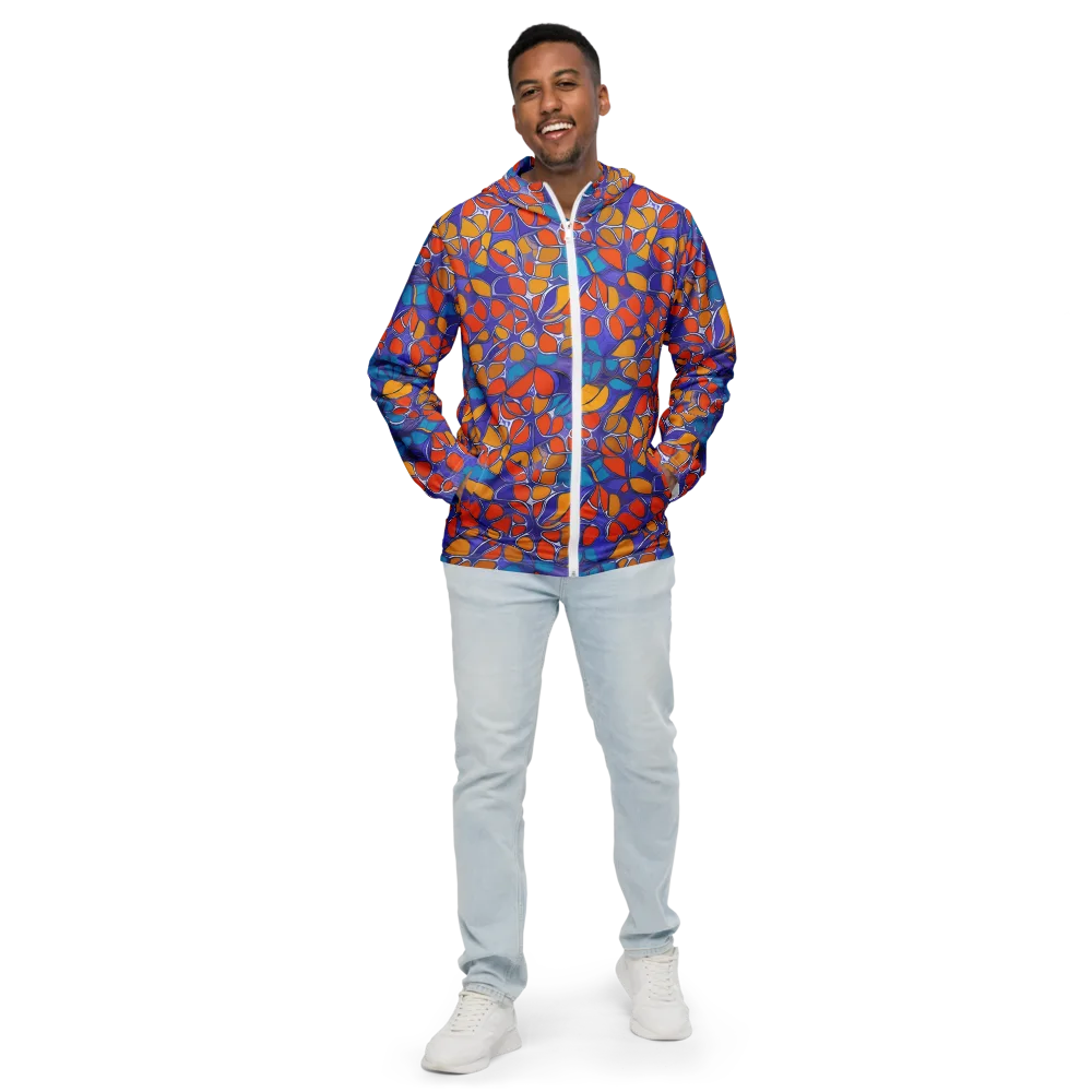 Neon Membrane on Men's Windbreaker — Front