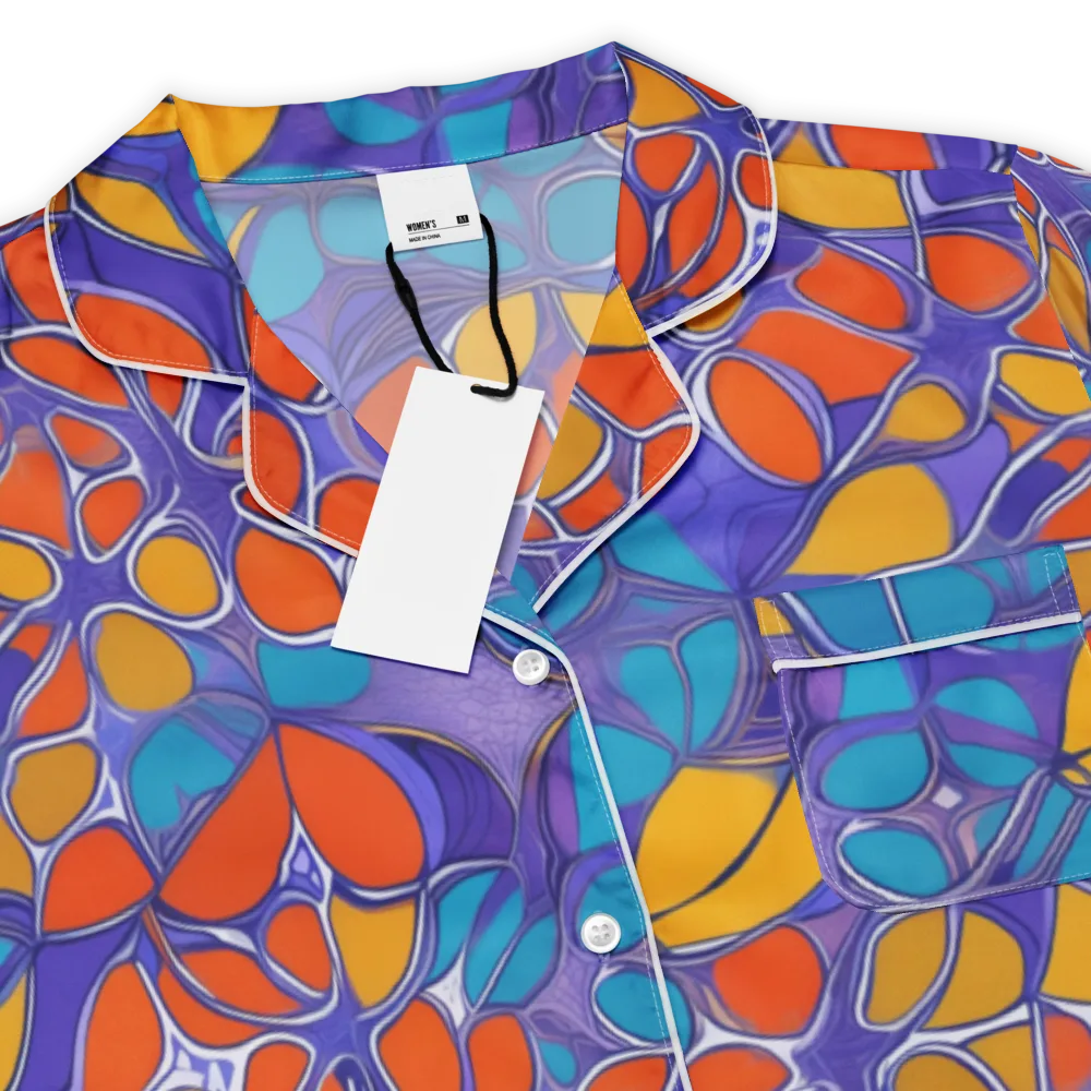 Neon Membrane on Women's Short Sleeve Pajama Top — Product details
