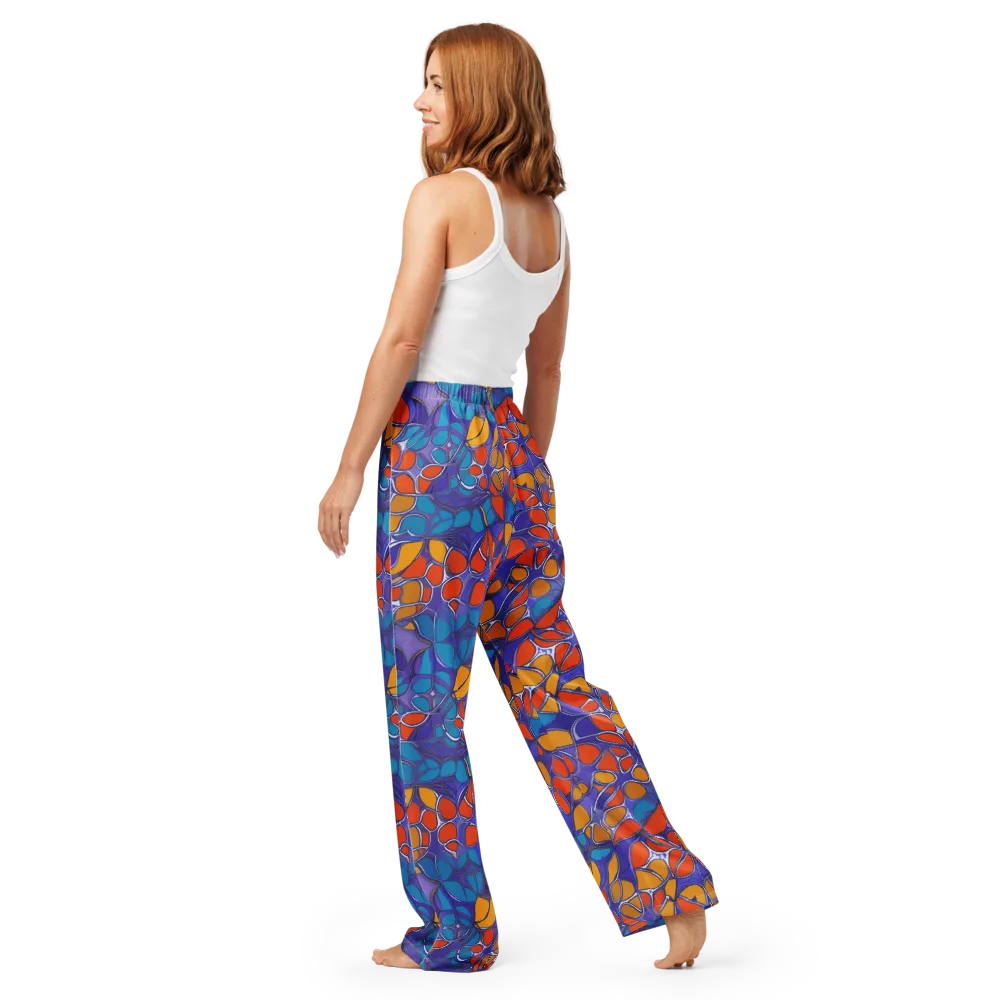 Neon Membrane on Women's Pajama Pants — Back
