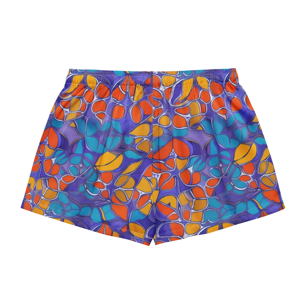 Neon Membrane on Women's Pajama Shorts — Back
